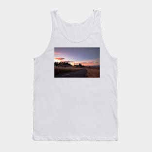 Sunset on Kneeland road Tank Top